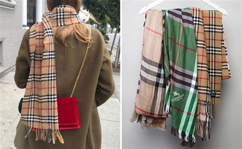 how to spot real burberry scarf|Burberry scarf outfits.